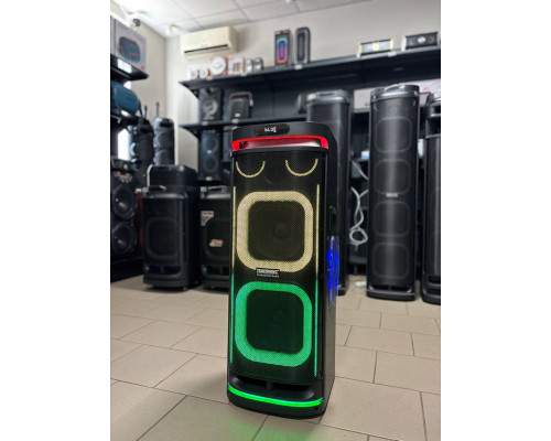Потужна музична колонка Temeisheng 10292 з двома мікрофонами, 300W
