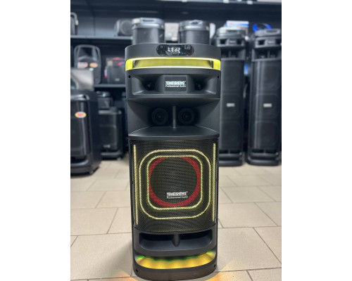 Потужна музична колонка Temeisheng 10301 з двома мікрофонами, 300W