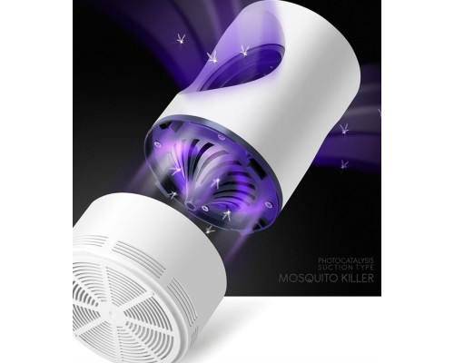 Знищувач комах Mosquito Killer 360 (ВЕЛИКИЙ) лампа пастка від USB (W-24)