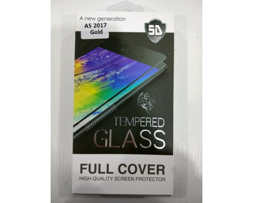 Панель передня 5D GLASS A5 2017 (White, black, gold)