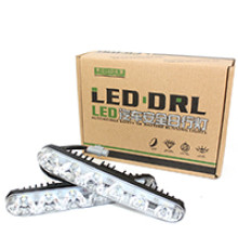Фара ДХО LED DRL-6-Y-W (з поворотом)