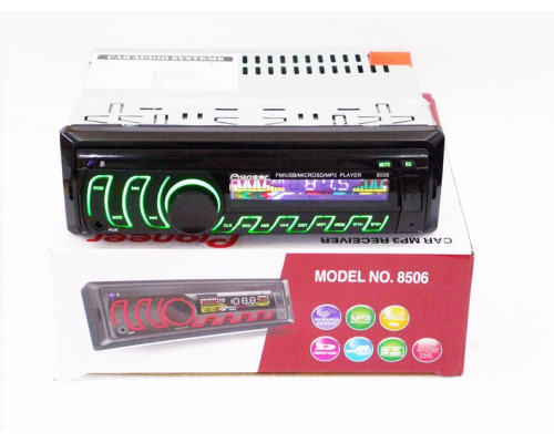 Автомагнітола 1DIN MP3 8506 RGB