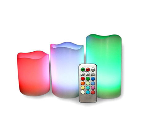 Нічник 3 свічки Luma Candles Color Changing