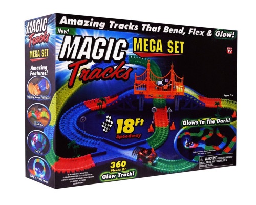 Дитяча гнучка іграшкова Дорога Magic Tracks 360 деталей (9588 B)