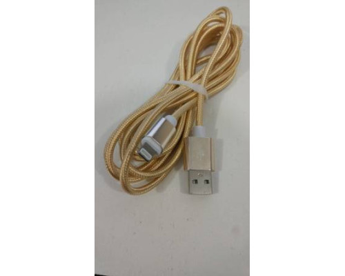 Кабель USB-Lightning(Apple) I14 кругла плетінка тканина