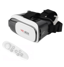 Окуляри віртуальної реальності VR BOX із пультом (white)