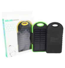 Power Bank 30000 mAh Solar із сонячною батареєю (решітка, гумовий)