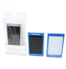 Power Bank із сонячною батареєю LED