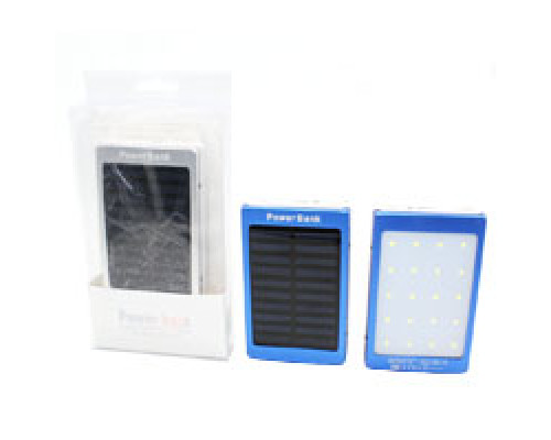 Power Bank із сонячною батареєю LED
