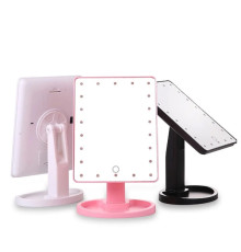 Дзеркало з LED підсвічуванням прямокутне (22 LED) (USB) (MA202304-77) LY-1