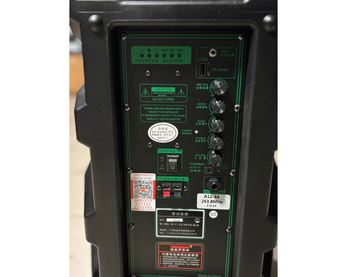 Портативна акумуляторна музична колонка Temeisheng A12-44, 50W