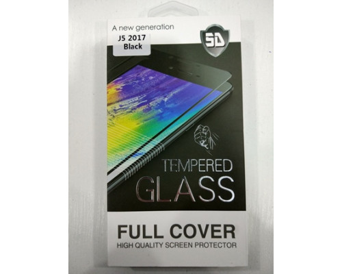 Панель передня 5D GLASS J5 2017 (White, black)