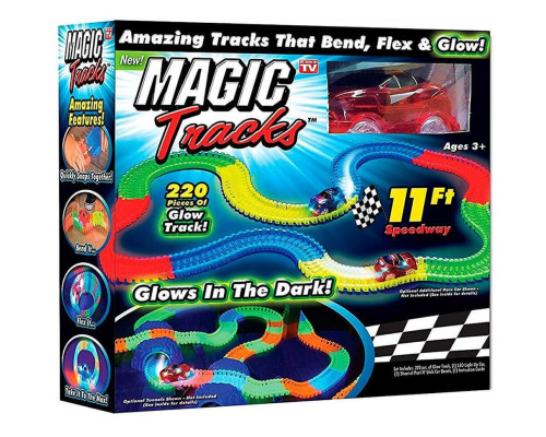 Дитяча гнучка іграшкова Дорога Magic Tracks 220 деталей (9588)