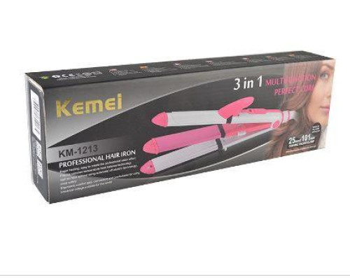 Плойка-праска-гофре Kemei ZGQ-KM-1213 3в1