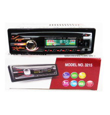 Автомагнітола 1DIN MP3 3215BT RGB/Bluetooth