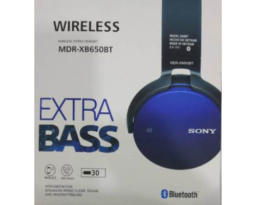 Навушники накладні бездротові Sony MDR-XB650BT