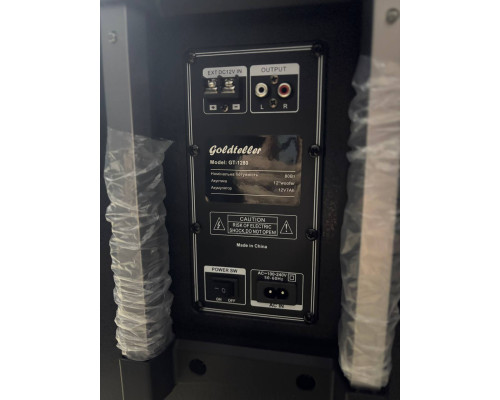 Потужна музична колонка Goldteller GT1280 (80W RMS / 800W PMPO)
