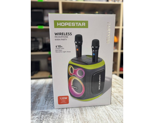 Портативна музична колонка Hopestar Party 130, 120W