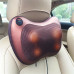 Масажер-подушка для шиї Massage pillow CHM-8028 (8 РОЛИКІВ обертання в обидва боки 360 °)