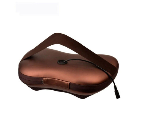 Масажер-подушка для шиї Massage pillow CHM-8028 (8 РОЛИКІВ обертання в обидва боки 360 °)