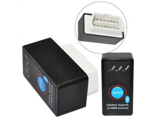 Автосканер OBD ELM327 BT (з кнопкою)