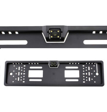 Камера заднього виду рамка 4LED Black 001