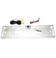 Камера заднього виду рамка 4LED Silver