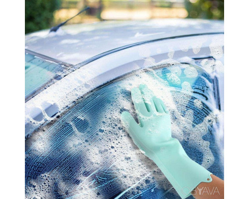 Рукавички для миття посуду Gloves for washing dishes (W-49)