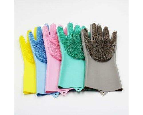 Рукавички для миття посуду Gloves for washing dishes (W-49)