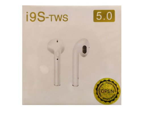 Навушники в боксі i9S-TWS + чохол з карабіном