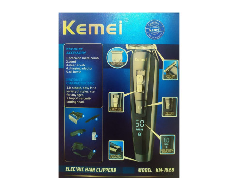Машинка для стрижки Kemei LFQ-KM-1628 LED дисплей