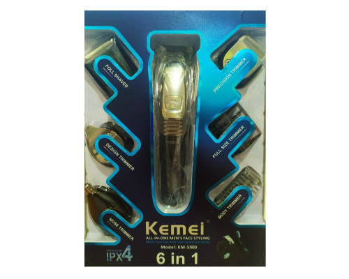 Машинка для стрижки Kemei LFQ-KM-5900 6в1