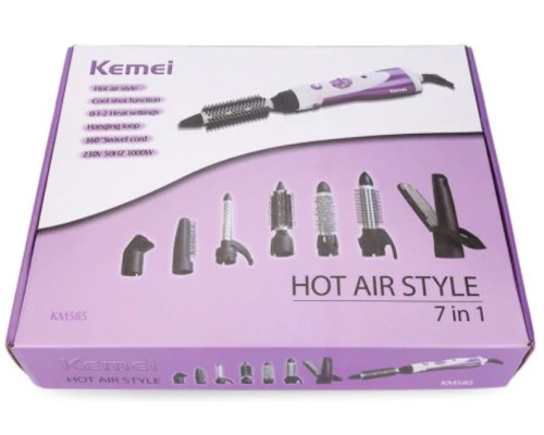 Фен Kemei CFJ-KM-585 7в1