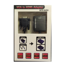 Адаптер VGA/HDMI (HD HDTV) (аудіо) GOOD