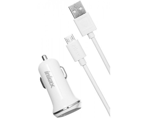 Зарядний пристрій 12V INKAX CC-12 + microUSB кабель