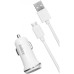 Зарядний пристрій 12V INKAX CC-12 + microUSB кабель
