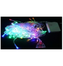Гірлянда RD-7164 бахрама 100LED 2,2х0,6м із заглуш., Провід-Силікон, Колір ламп-Мікс