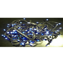Гірлянда RD-7113 Бахрам вулиця 120LED (Ø 3,3) 4м, 30/50/70см (флеш) Провід-Чорний, Колір ламп-Синій