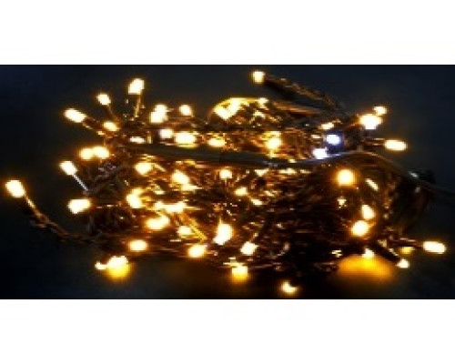 Гірлянда RD-7117 Бахрам вулиця 120LED (Ø 3,3) 4м, 30/50/70см (флеш) Провід-Чорний, Колір ламп-Теплий