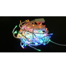 Гірлянда RD-7079 Бахрам вулиця 120LED (Ø 3,3) 4м (контроль.220V) Провід-Білий, Колір ламп-Мікс