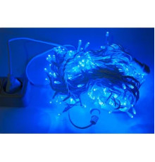 Гірлянда RD-7098 вулиця 100LED 10м (Ø 3,3) (флеш) (контрол.220V)+подовж. Провід-Білий, Колір ламп-Синій