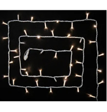 Гірлянда RD-7099 вулиця 100LED 10м (Ø 3,3) (флеш) (контрол.220V)+подовж. Провід-Білий, Колір ламп-Теплий