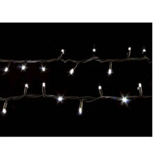 Гірлянда RD-7094 вулиця 100LED 10м (Ø 3,3) (флеш) (контрол.220V)+подовж. Дріт-чорний, Колір ламп-білий