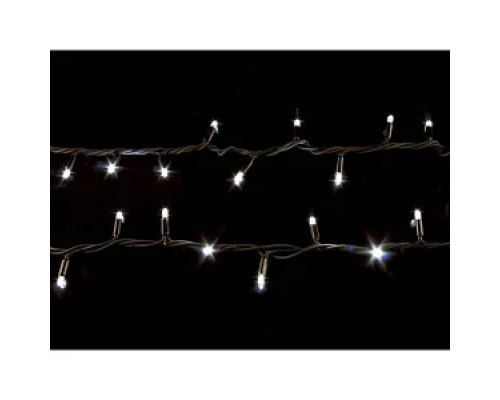 Гірлянда RD-7094 вулиця 100LED 10м (Ø 3,3) (флеш) (контрол.220V)+подовж. Дріт-чорний, Колір ламп-білий