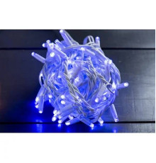 Гірлянда RD-7076 вулиця 100LED 10м (контроль.220V) Провід-Білий, Колір ламп-Синій