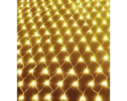 Гірлянда RD-7162 Сітка 120LED 1.5мx1.5м Провід-Білий, Колір ламп-Теплий