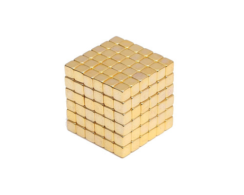 Нео куб Neo Cube золотий квадрат