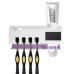 Диспенсер для зубної пасти та щіток авто Toothbrush sterilizer (синя коробка) (W-31)