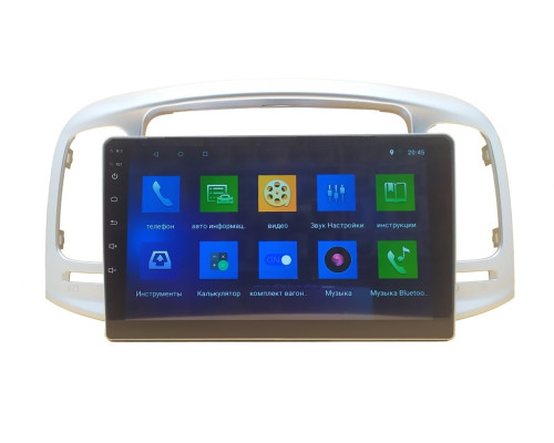 Автомагнітола штатна Hyundai Accent 2006-2009 (9") Android 10.1 (4/32)
