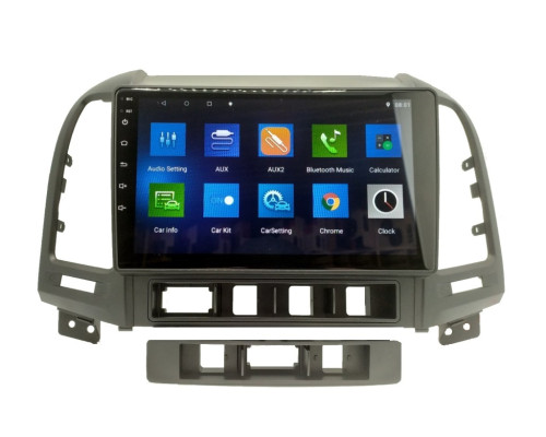 Автомагнітола штатна Hyundai Santa Fe 2007-2011 (9") Android 10.1 (4/32)